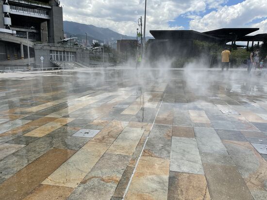 erfrischende Abkühlung