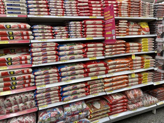 Reis, nichts als Reis.