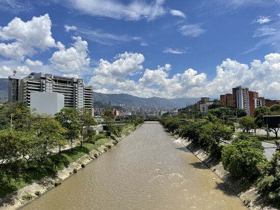 Der Rio Medellin