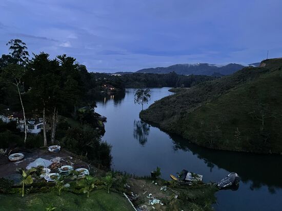 Meine Aussicht vom Fenster über die Lagune.