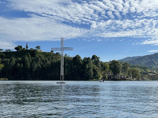 Erinnerung an das versunkene Dorf Penal