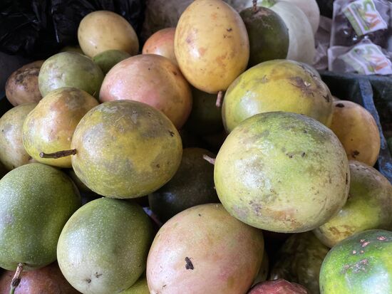 Passiflora edulis - gelbe Maracuja oder gelbe Passionsfrucht