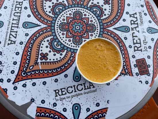 wird nicht roh gegessen, aber gern als Fruchtsaft verwendet