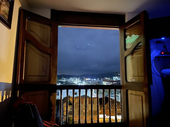 Meine Aussicht aus dem Bett.