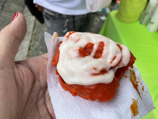 sieht fast aus wie ein Tartar, ist aber süss