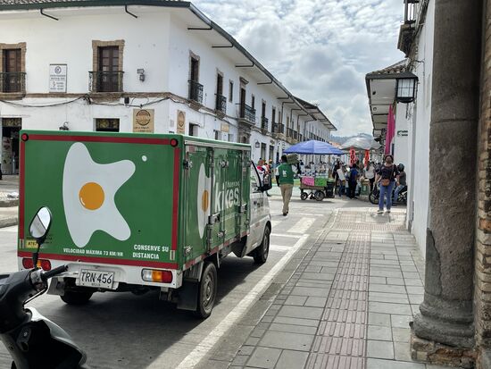 Der Eiermann ist unterwegs