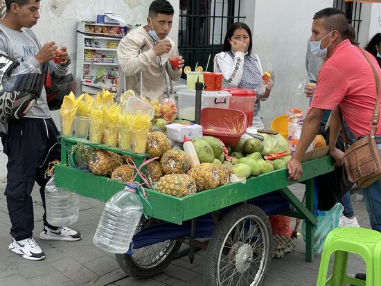 ... und hier frische Früchte
