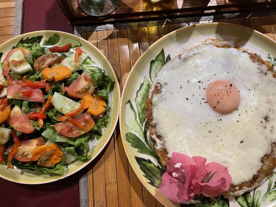 Rösti mit Spiegelei - fast wie zu Hause