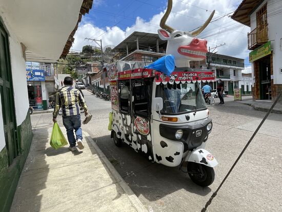 Aus dieser laut muhenden Kuh wird Milchreis verkauft.