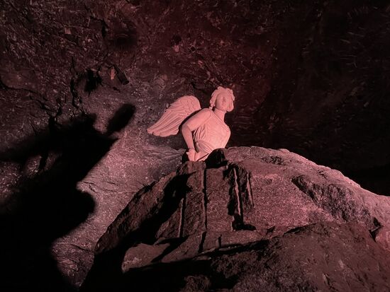 Engel Gabriel - mit Spruchband: Ihr seit das Salz der Erde