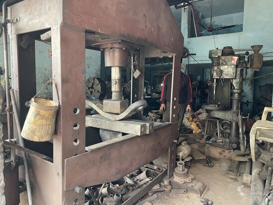 eine mechanische Werkstätte