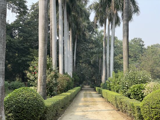 Im Park rund um den Tempel