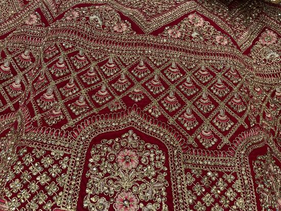 Teil eines Hochzeitskleides