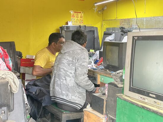 Eine Computerwerkstatt