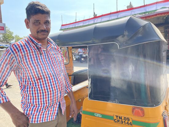 Jayagaj, mein Chennai-Tuctuc-Fahrer