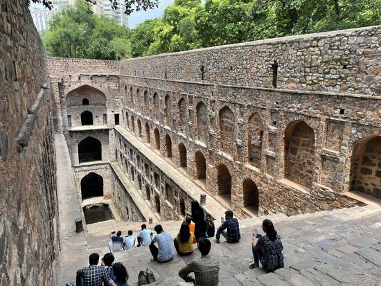 Die alte Wasserstation von Delhi