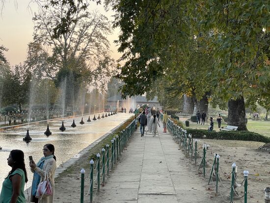 Mogul-Garten Shalimar in Kashmir