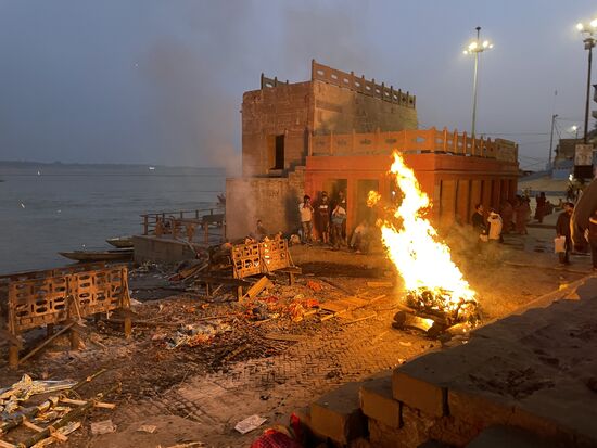 Burning Ghat am Ganges