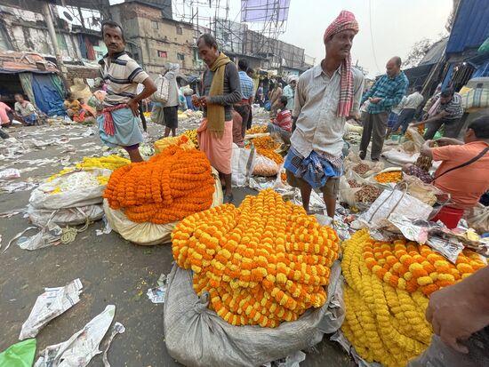 Blumenmarkt in Kolkata