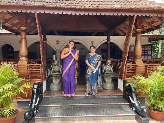 Namaste und auf Wiedersehen.