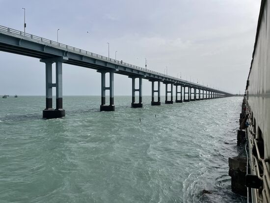 2 km lang ist die Panbam-Brücke