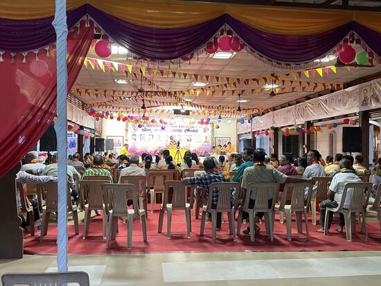 Ein Versammlungsraum für einen Prediger