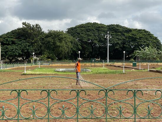 Es hat doch eben erst noch geregnet...