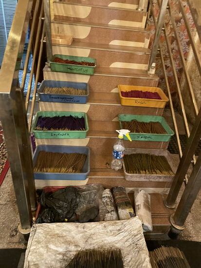 Räucherstäbchen-Produktion