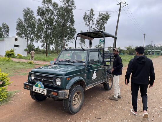 Mein heutiges Safari-Gefährt.