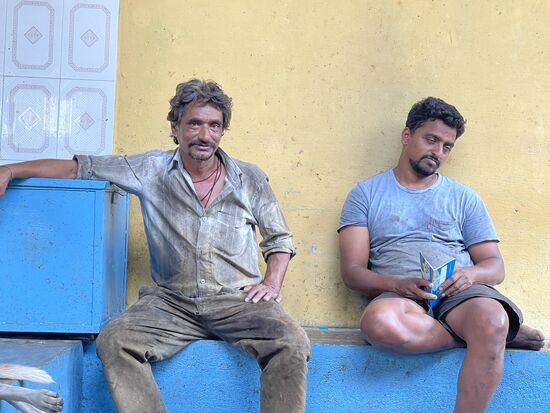 Die Metzger haben ihr Tagwerk bereits abgeschlossen.