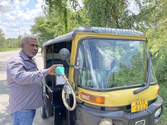 Shariff, mein Tuktuk-Driver von Mysore - Master Blaster