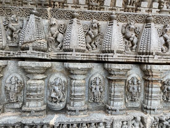 die südlichen hohen Tempel