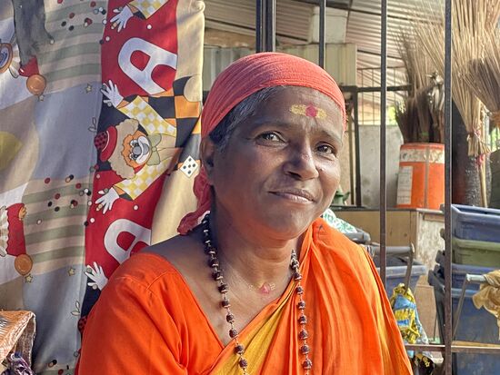 Die Frau hatte mich spontan eingeladen, mich zu ihnen zu setzen.