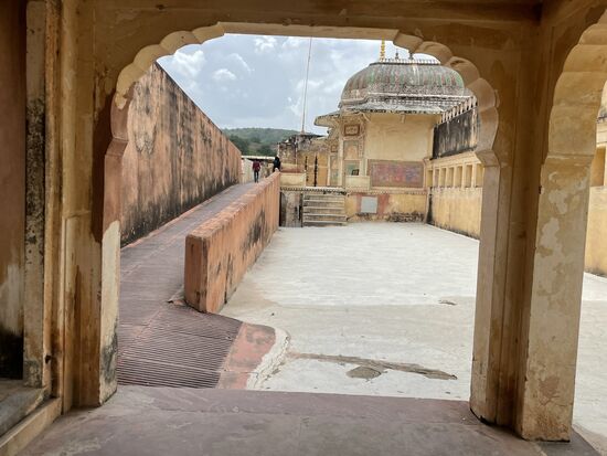 Ganz oben auf der Dachterrasse.