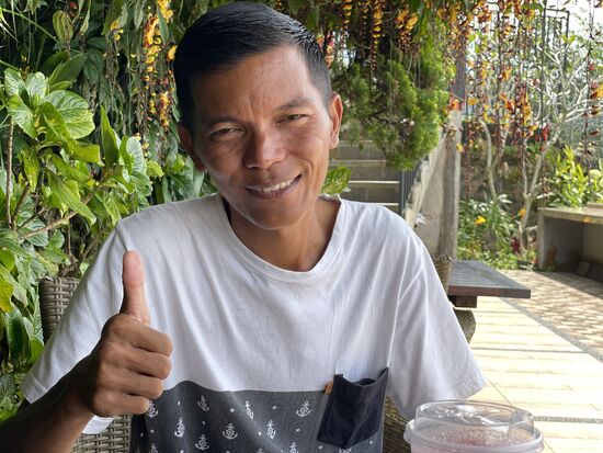 Wayan, mein zuverlässiger Fahrer.