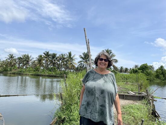 Mein Bootsführer Ansil hat das Fotografieren übernommen und schiesst jede Menge Bilder von mir.