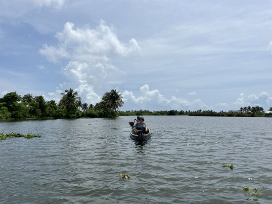 Ausflug mit dem Ruderboot