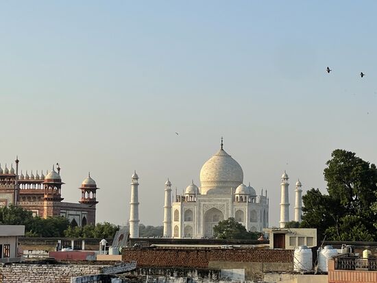 Nachmittagsaussicht vom Hostal aus