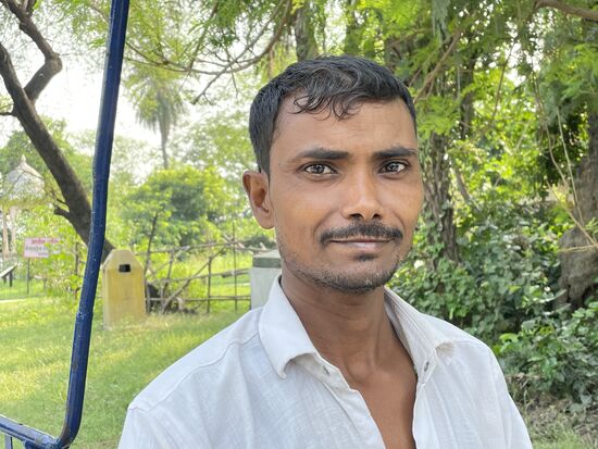Rakesh, unser Rikschafahrer