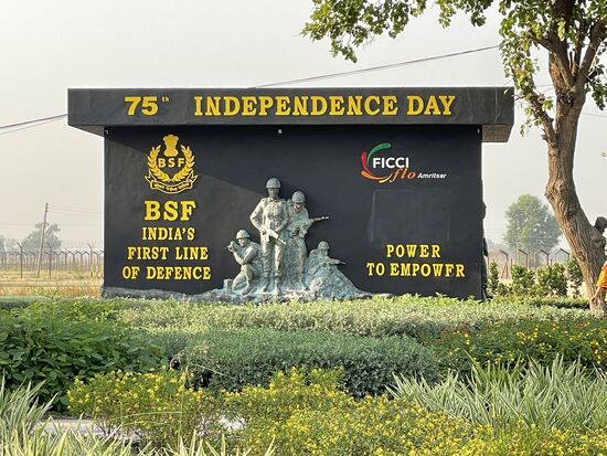 BSF Border Security Force - das Grenzwachtcorps