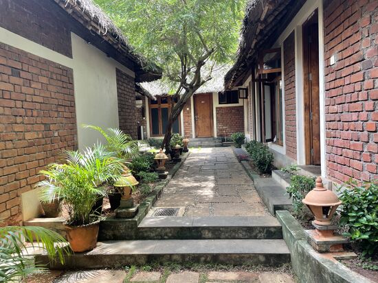 Die Therapieräume sind in einem ruhigen Bereich des Resorts