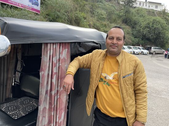 Rajesh, mein Tuctuc-Driver von Dharamsala