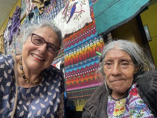 Juanas Mutter hat früher für die Touristen die Demonstration des Tocoyal gemacht