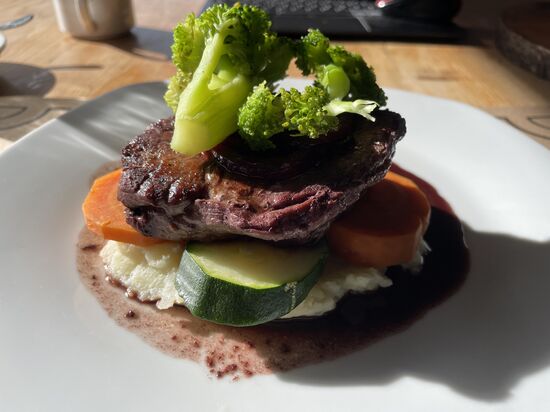 Ein spätes Mittagessen