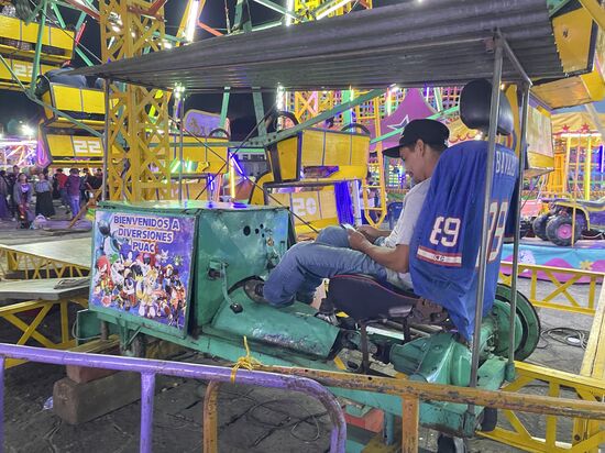 Der Maschinist des Riesenrades.