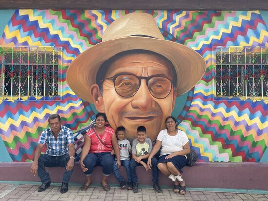 Vordergrund und Hintergrund vermischen sich.