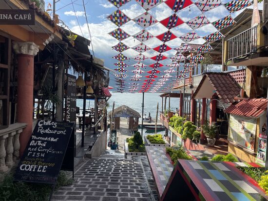 San Pedro, die Anlegestelle, die von Panajachel angefahren wird.