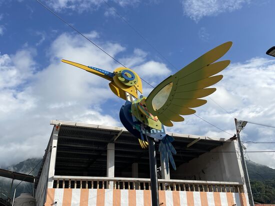 San Pedro, da wo ich schon einmal von Santiago her angekommen bin.