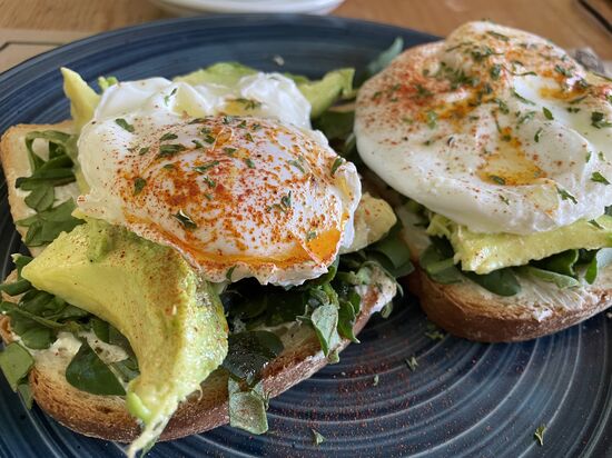 Avocadotoast, diesmal mit Avocado