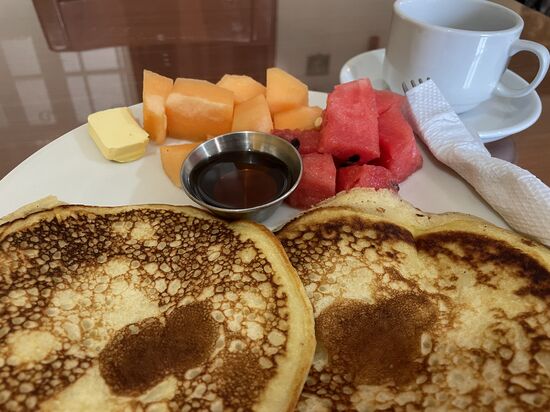 Heute mal keine Frijoles, sondern süsse Pfannkuchen